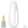 French Rubber Base Coat for Gel Manicure | Long-Lasting, 15ml | V11-Transparent