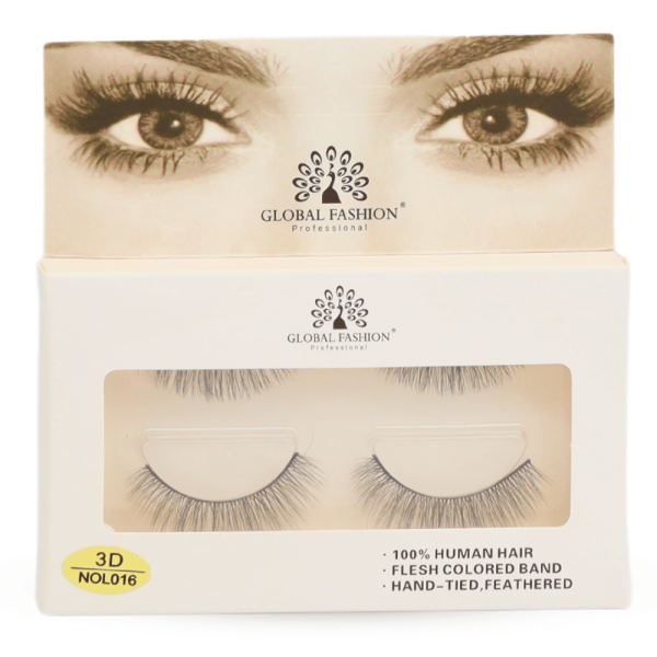 3D wispy false eyelashes reusable natural look 4pcs رموش صناعية 3D