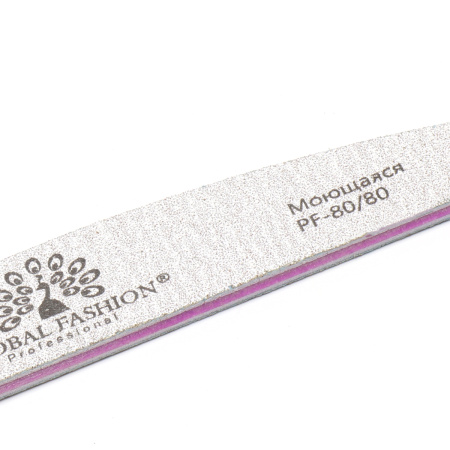 Global Fashion Nail File 100/150 – Professional Emery Board for Acrylic & Gel
