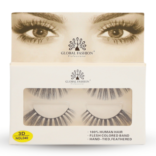 3D wispy false eyelashes reusable natural look 4pcs رموش صناعية 3D