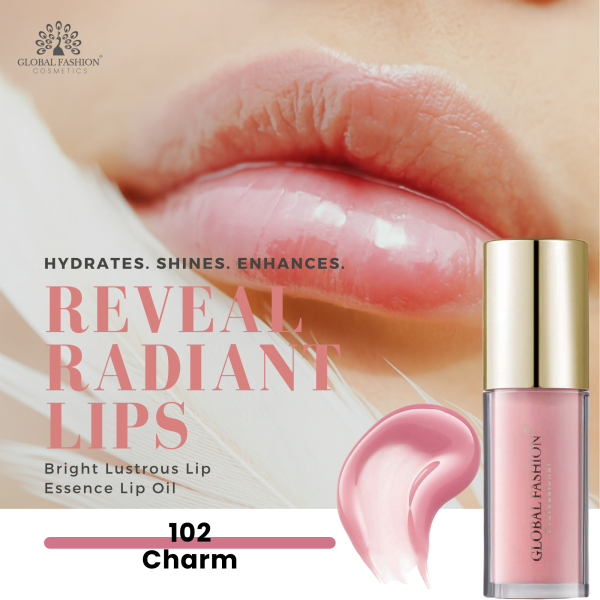 Global Fashion lip oil gloss high shine hydrating tinted finish ليب اويل لامع