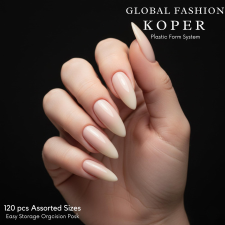 Dual Nail Forms 120pcs – Clear Poly Gel Forms | Coffin Nail Tips Close View Extension Kit | اطراف اظافر
Dual Nail Forms 120pcs – Clear Poly Gel Forms | Coffin Dual Nail Forms Detailed View | اظافر صناعية
