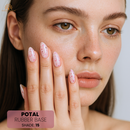 Close-up Rubber Base Potal 8ml 15 – Gold Foil Flakes
