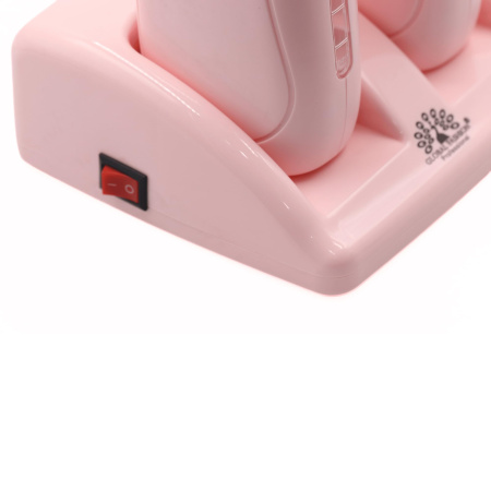 Double Cartridge Wax Heater – Hair Removal Machine | Pink Double Wax Heater Close View Hair Removal | جهاز تسخين الشمع
Double Cartridge Wax Heater – Hair Removal Machine | Pink Dual Wax Heater Detailed View | ماكينة الشمع