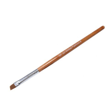 Flat Angled Gel Brush #8, Global Fashion
