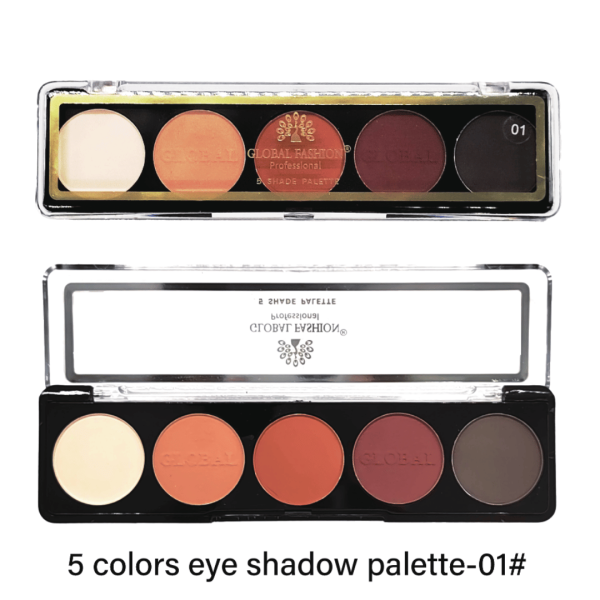 Global Fashion eyeshadow palette preview matte shimmer finish باليت ظلال عيون
