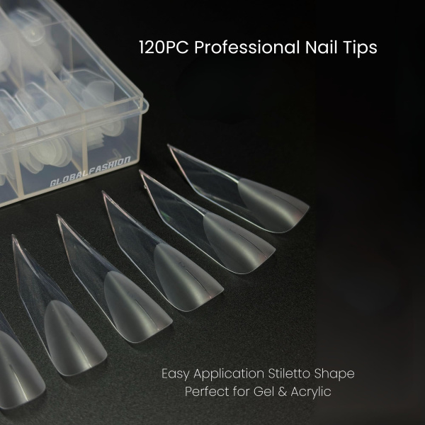 Dual Nail Forms 120pcs – Clear Extension Forms | Stiletto Nail Extension Tips Gel Forms Kit | اطراف اظافر
Dual Nail Forms 120pcs – Clear Extension Forms | Stiletto Dual Nail Forms Reusable Extensions | اظافر صناعية