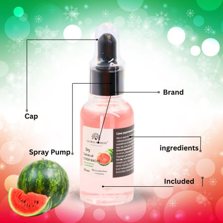 Global Fashion Cuticle Oil – Natural Blend of Olive, Coconut, Lavender, Rosemary & Jojoba Oils

