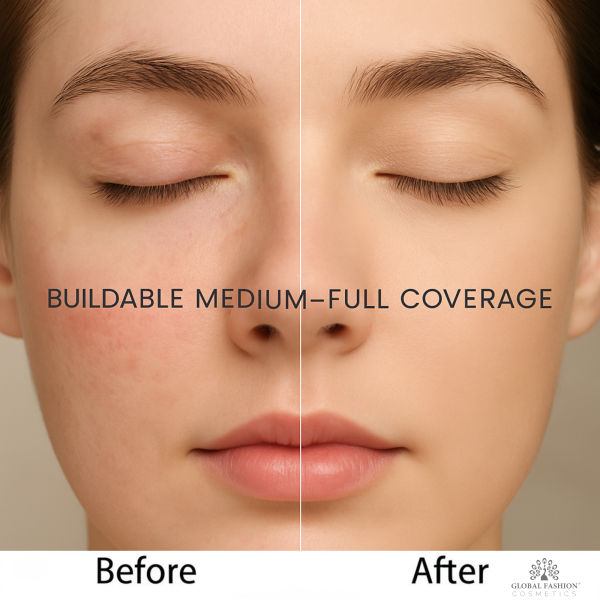 Global Fashion compact powder preview matte shine control بودرة مضغوطة للتحكم بالزيوت