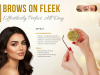 Brow wax close up laminated lifted brows flake free formula واكس حواجب لقطة مقربة