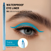 Matte gel eyeliner close up ultra fine tip colored shades ايلاينر ملون لقطة مقربة