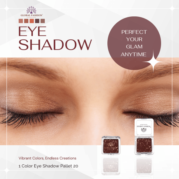 Global Fashion single eyeshadow preview matte shimmer finish ظلال عيون