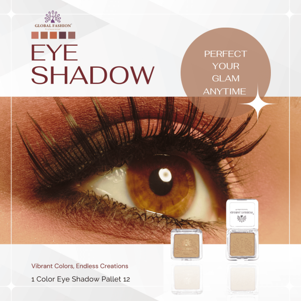 Global Fashion single eyeshadow preview matte shimmer finish ظلال عيون