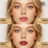 Velvet Smooth lip liner close up creamy texture matte finish قلم تحديد شفاه لقطة مقربة