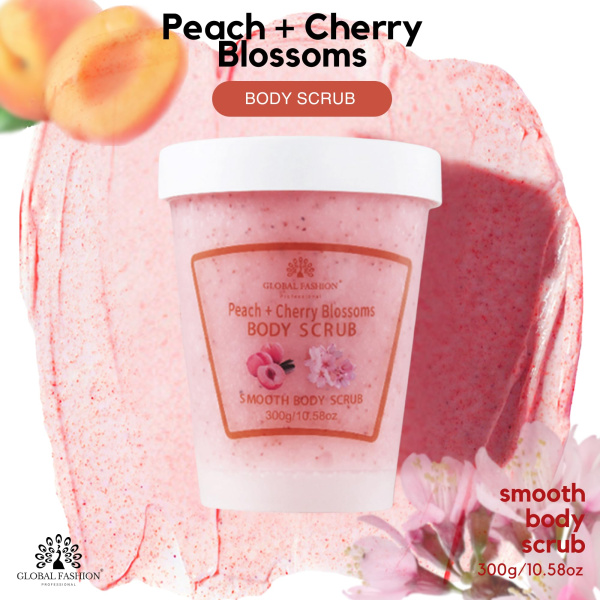 Global Fashion Body Scrub 300g – Collagen Exfoliating | Peach & Cherry Blossom Body Scrub Natural Exfoliating Moisturizing | مقشر الجسم
Global Fashion Body Scrub 300g – Collagen Exfoliating | Peach & Cherry Blossom Skin Exfoliator Brightening Scrub | سكراب الجسم