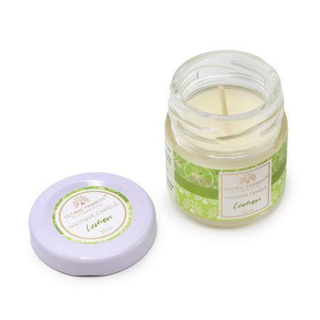 Global Fashion Massage Candle – 30 ml Aromatherapy Spa Candle in 21 Scents