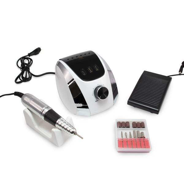Global Fashion M13 Professional 35K RPM Nail Drill Kit – Electric Manicure Machine White
