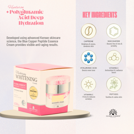 Niacinamide Whitening Face Cream 30g Face Cream Close Up - Hydrating Anti Aging Skincare Treatment | كريم وجه صورة مقربة