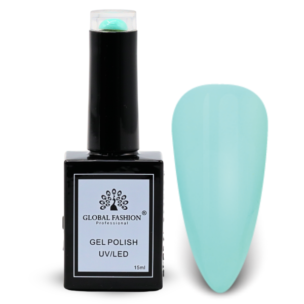 Garden Greens Nail Polish 15ml UV LED | 99-Pale Beryl 1p Mint Blue Gel Nail Polish Bottle 15ml - UV LED Soak Off Nail Color UAE GCC | طلاء أظافر جل