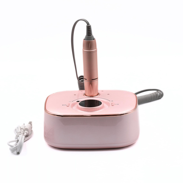 S306 Cordless Nail Drill 35000 RPM LCD | Pink Cordless Nail Drill 35000 RPM LCD Electric Nail File UAE GCC | جهاز أظافر