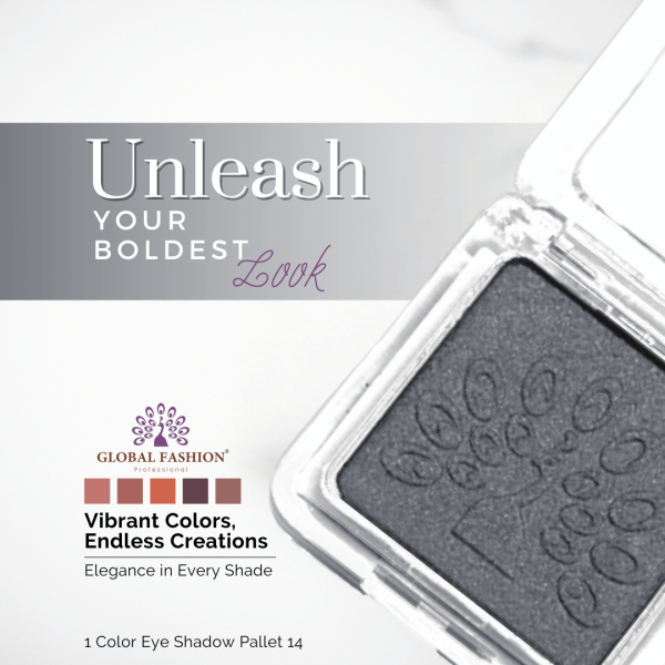 Global Fashion single eyeshadow preview matte shimmer finish ظلال عيون