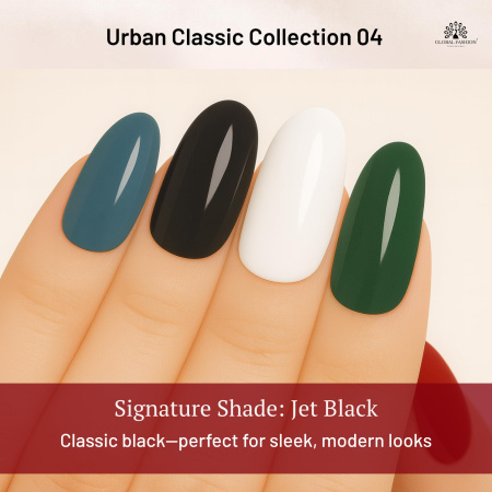 Black Elite Gel Nail Polish Set 6x8ml – UV/LED | Urban Classic Gel Nail Polish Close View High Shine | طلاء اظافر جل
Black Elite Gel Nail Polish Set 6x8ml – UV/LED | Urban Classic Nail Gel Set Detailed View Long Lasting | مناكير جل