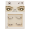 False eyelashes close up fluffy natural reusable strips رموش صناعية لقطة مقربة