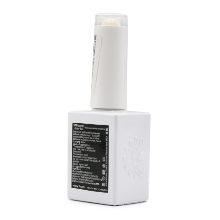 Disco Yuki Top without sticky layer, Global Fashion Nail Gel, 15ml Top Coat, No Wipe Gel Polish Finish, جل ديسكو يوكي طبقة علوية بدون مسح للأظافر
