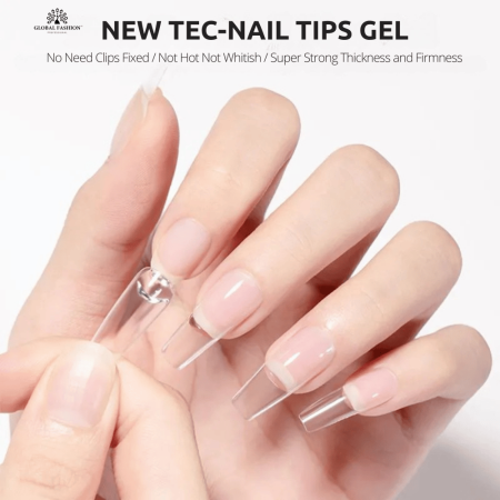 Gel for gel tips in a jar Solid Nail Tips Gel 15 gr. Nail Extension Gel Close Up - Professional Solid Nail Tips Gel | جل الأظافر صورة مقربة