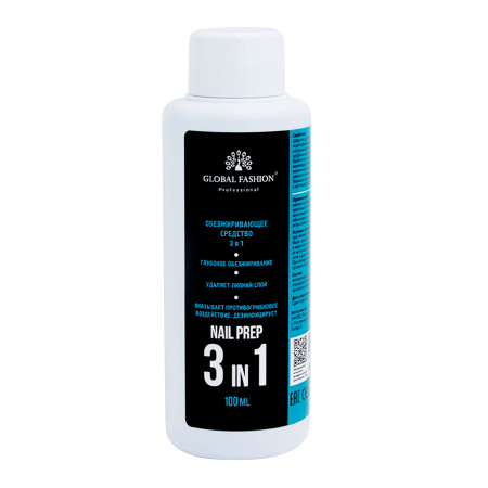 Degreaser, antiseptic and hand dehydrator (3 in 1), 100 ml