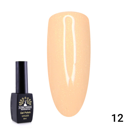 Gel polish pearl Global Fashion 12, 8 ml