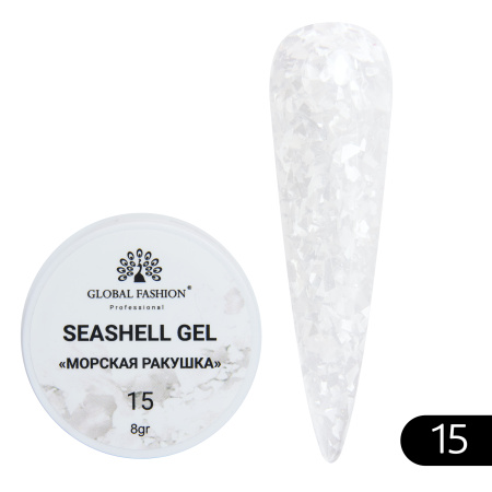 Nail gel SEASHELL GEL \"sea shell\" 5 gr, 15