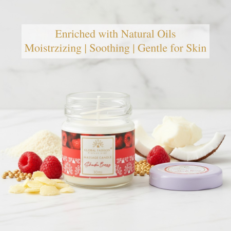 Global Fashion Massage Candle – 30 ml Aromatherapy Spa Candle in 21 Scents