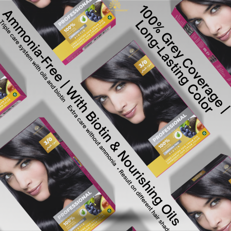 Hair dye close up smooth creamy texture صبغة شعر لقطة مقربة