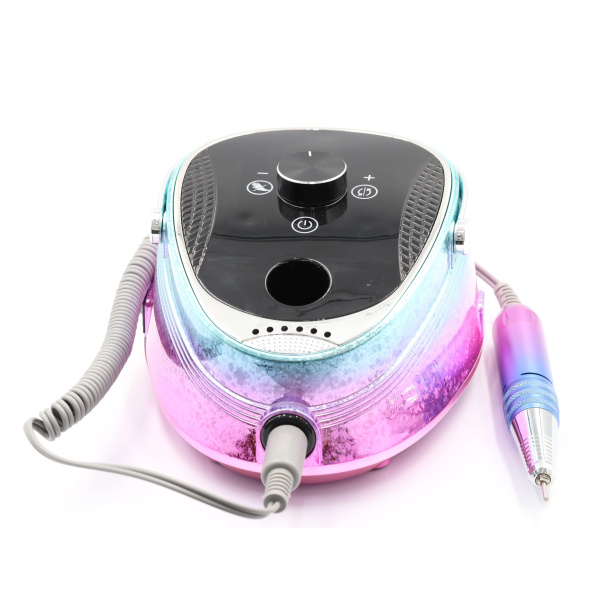 BQ730 Cordless Nail Drill 35000 RPM LED LCD | Pink Cordless Nail Drill 35000 RPM LED LCD Electric Nail File UAE GCC | جهاز أظافر