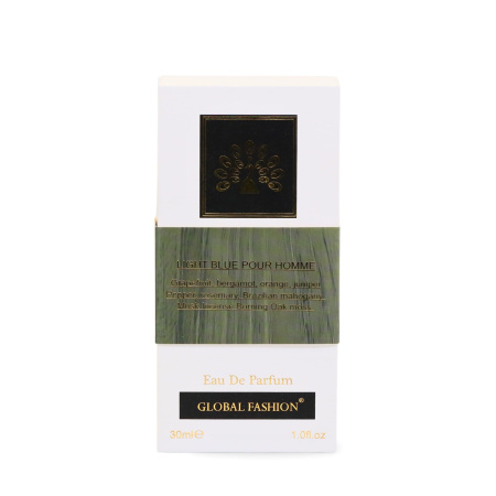 Light Blue Pour Homme EDP 30ml – Men Perfume 30ml Close Up - Premium Eau de Parfum Spray Bottle | عطر 30 مل صورة مقربة