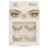False eyelashes close up fluffy natural reusable strips رموش صناعية لقطة مقربة
