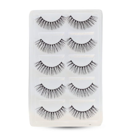 3D false eyelashes close up soft fluffy strip lashes رموش صناعية لقطة مقربة