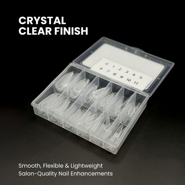 Dual Nail Forms 120pcs – Clear Extension Forms | Almond  Nail Extension Tips Gel Forms Kit | اطراف اظافر
Dual Nail Forms 120pcs – Clear Extension Forms | Almond  Dual Nail Forms Reusable Extensions | اظافر صناعية