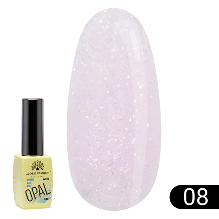 Opal Global Fashion Rubber Base 8ml, 08