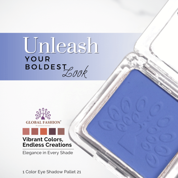 Global Fashion single eyeshadow preview matte shimmer finish ظلال عيون