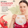 Korean Pomegranate Collagen Facial Sheet Mask Pack of 10 Sheet Mask Close Up - Hydrating Collagen Facial Treatment | ماسك الوجه صورة مقربة