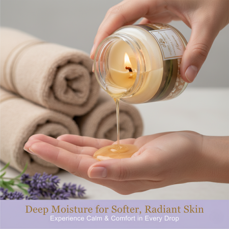 Global Fashion Massage Candle – 30 ml Aromatherapy Spa Candle in 21 Scents