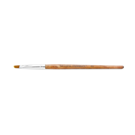 Flat Angled Gel Brush #6, Global Fashion