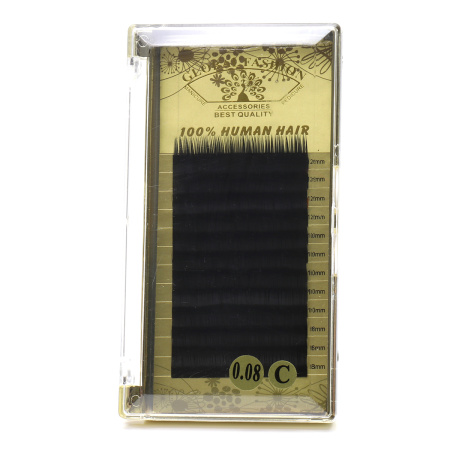 Global Fashion Strip Eyelashes Set 8,9,10,11,12mm C 0.08