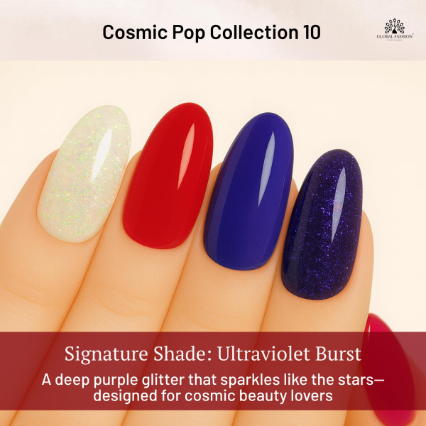 Black Elite Gel Nail Polish Set 6x8ml – UV/LED | Cosmic Pop Gel Nail Polish Set UV LED High Shine | طلاء اظافر جل
Black Elite Gel Nail Polish Set 6x8ml – UV/LED | Cosmic Pop Nail Gel Polish Set Long Lasting | مناكير جل