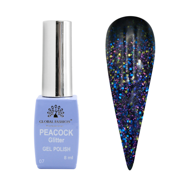 Gel polish Peacock 8 ml, 07