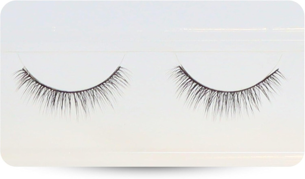 2 pcs wispy mink false eyelashes cat eye fox eye رموش صناعية طبيعية