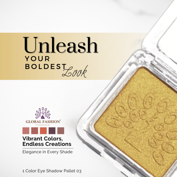 Global Fashion single eyeshadow preview matte shimmer finish ظلال عيون