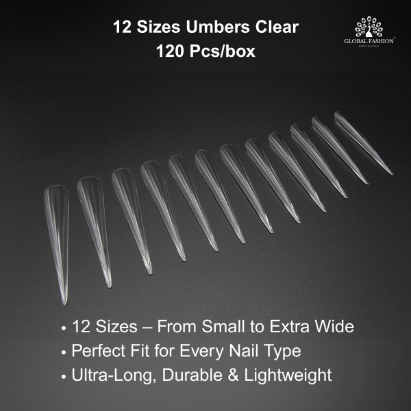 Full Cover Gel Tips 120pcs – Clear Nail Extensions | Stiletto Nail Extension Tips Gel Forms Kit | اطراف اظافر
Full Cover Gel Tips 120pcs – Clear Nail Extensions | Stiletto Dual Nail Forms Reusable Extensions | اظافر صناعية